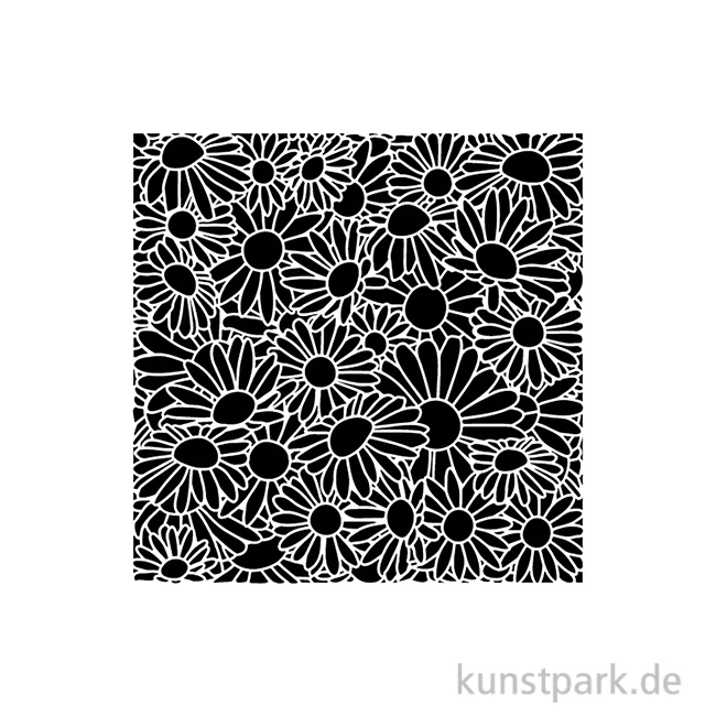 Artikelbild 1 des Artikels “Stamperia Schablone - Daisy Art Daisies Pattern, 18 x 18 cm “