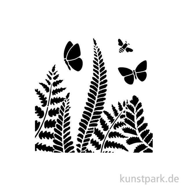 Artikelbild 1 des Artikels “Stamperia Schablone - Daisy Art Fern, 18 x 18 cm “