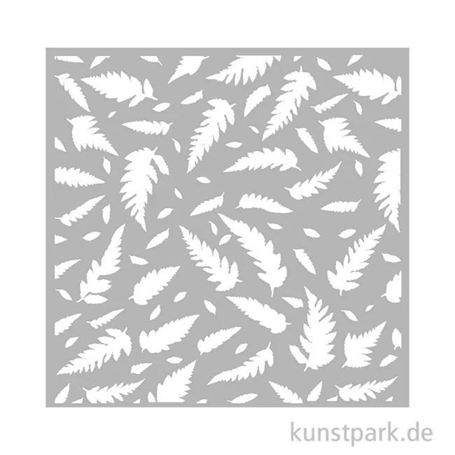 Artikelbild 1 des Artikels “Stamperia Schablone - Forest Leaves Pattern, 18 x 18 cm “