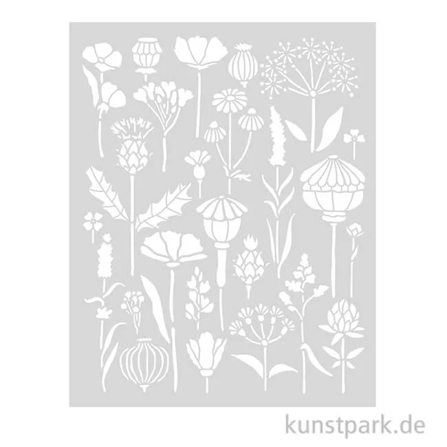Artikelbild 1 des Artikels “Stamperia Schablone - Herbarium Silvae Herbarium, 20 x 25 cm “