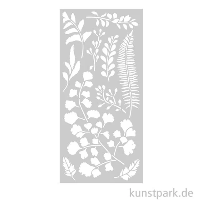 Artikelbild 1 des Artikels “Stamperia Schablone - Herbarium Silvae Leaves, 12 x 25 cm “