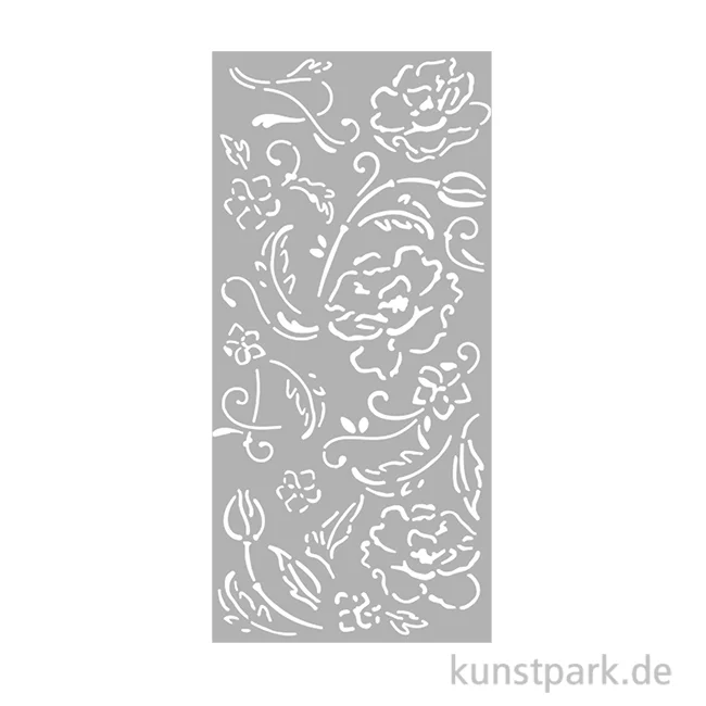 Artikelbild 1 des Artikels “Stamperia Schablone - Old Lace Flowers, 12 x 25 cm “