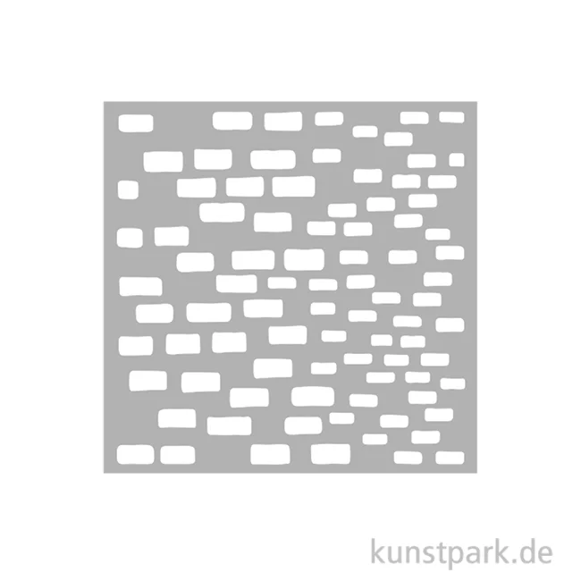Artikelbild 1 des Artikels “Stamperia Schablone - Silent Sea Bricks Pattern, 12 x 12 cm “