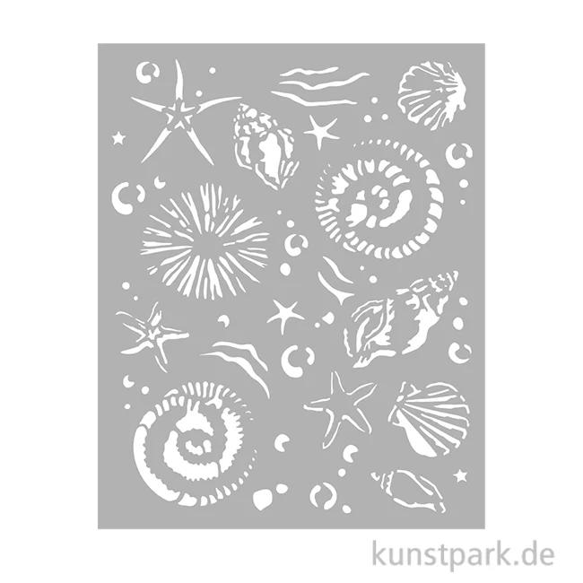 Artikelbild 1 des Artikels “Stamperia Schablone - Silent Sea Starfish, 20 x 25 cm “