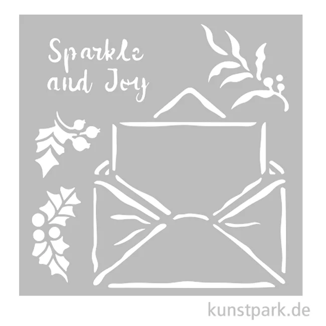 Artikelbild 1 des Artikels “Stamperia Schablone - The Owl's House Letter, 12 x 12 cm “