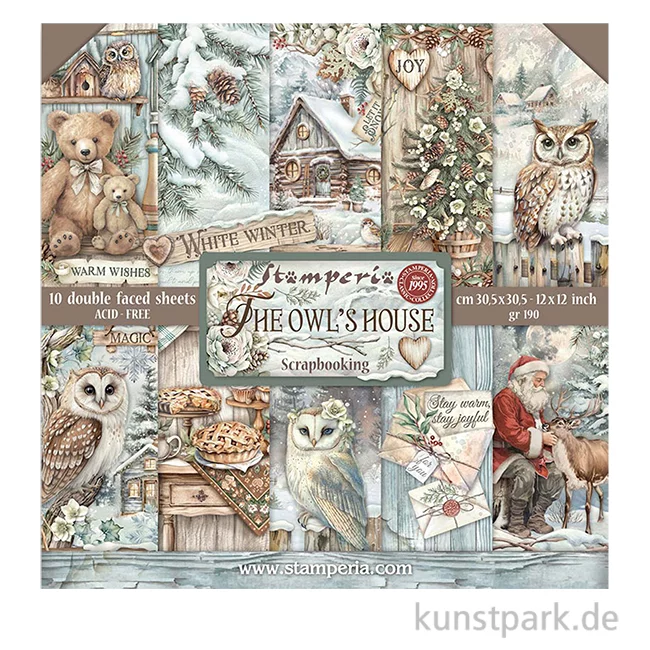 Artikelbild 1 des Artikels “Stamperia Scrapbooking Pad - The Owl's House, 30,5 x 30,5 cm “