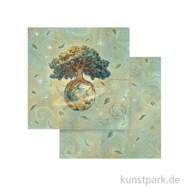 Artikelbild 1 des Artikels “Stamperia Scrappapier - A New Beginning The World Tree, 30,5 x 30,5 cm “