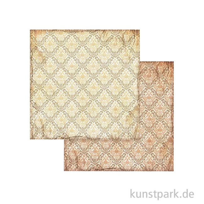 Artikelbild 1 des Artikels “Stamperia Scrappapier - Alterego Ochre Wallpaper, 30,5 x 30,5 cm “