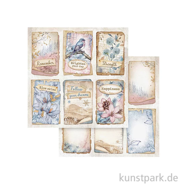 Artikelbild 1 des Artikels “Stamperia Scrappapier - Create Happiness Dewdrops 6 Cards, 30,5 cm “