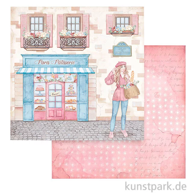 Artikelbild 1 des Artikels “Stamperia Scrappapier - Create Happiness Oh la la Patisserie, 30,5 cm “