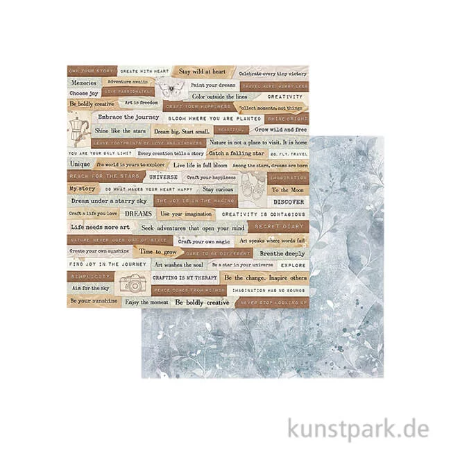 Artikelbild 1 des Artikels “Stamperia Scrappapier - Create Happiness Secret Diary Quotes, 30,5 cm “