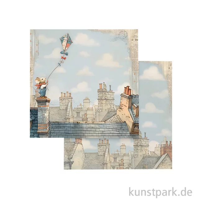 Artikelbild 1 des Artikels “Stamperia Scrappapier - Family Kite, 30,5 x 30,5 cm “