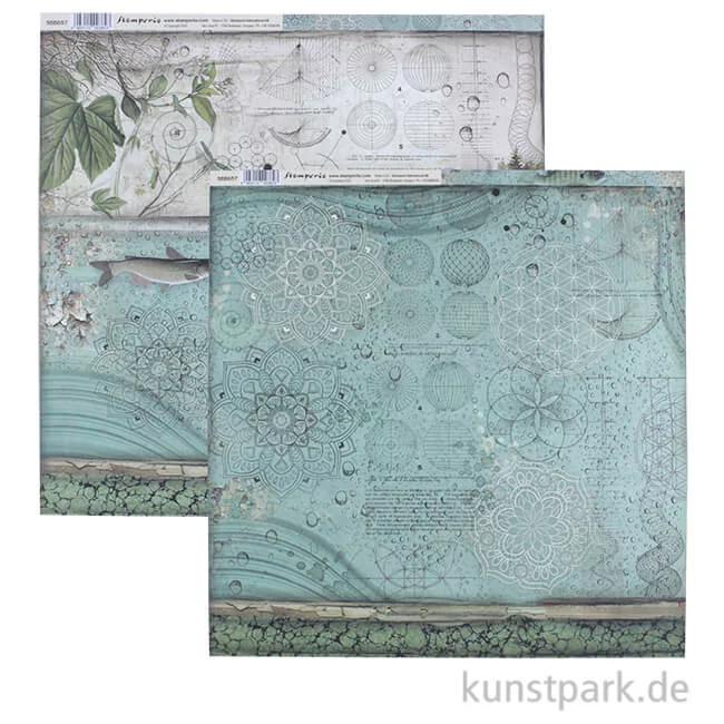 Artikelbild 1 des Artikels “Stamperia Scrappapier - Forest Fish, 30,5 x 30,5 cm “