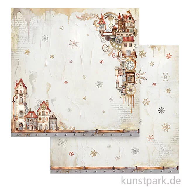 Artikelbild 1 des Artikels “Stamperia Scrappapier - Gear up for Christmas Cozy Houses, 30,5 cm “