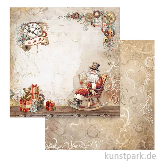 Artikelbild 1 des Artikels “Stamperia Scrappapier - Gear up for Christmas Santa Claus, 30,5 cm “