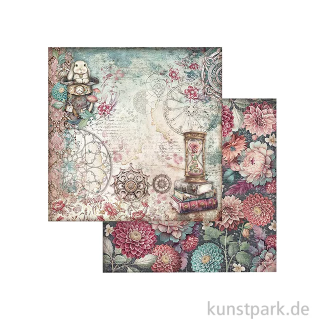 Artikelbild 1 des Artikels “Stamperia Scrappapier - Master of Magic Hourglass, 30,5 x 30,5 cm “