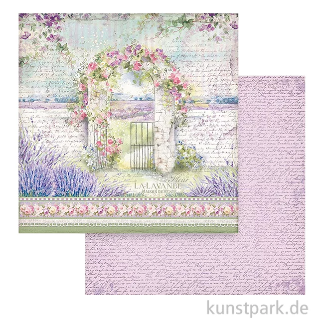 Artikelbild 1 des Artikels “Stamperia Scrappapier - Provence Arch 30,5 x 30,5 cm “