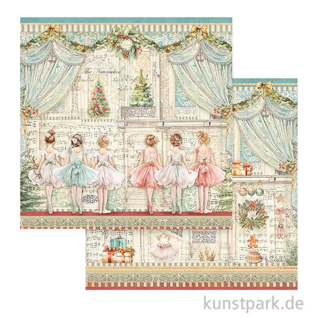 Artikelbild 1 des Artikels “Stamperia Scrappapier - The Nutcracker Ballet, 30,5 x 30,5 cm “