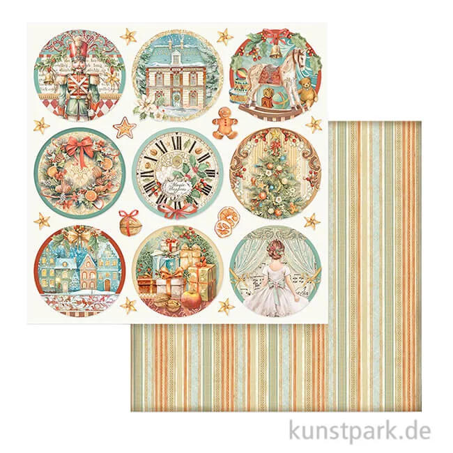 Artikelbild 1 des Artikels “Stamperia Scrappapier - The Nutcracker Rounds, 30,5 x 30,5 cm “