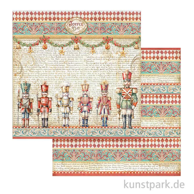 Artikelbild 1 des Artikels “Stamperia Scrappapier - The Nutcracker Soldiers, 30,5 x 30,5 cm “