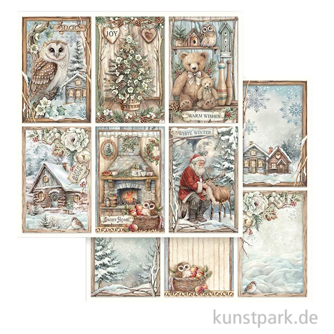 Artikelbild 1 des Artikels “Stamperia Scrappapier - The Owl's House 6 Cards, 30,5 x 30,5 cm “