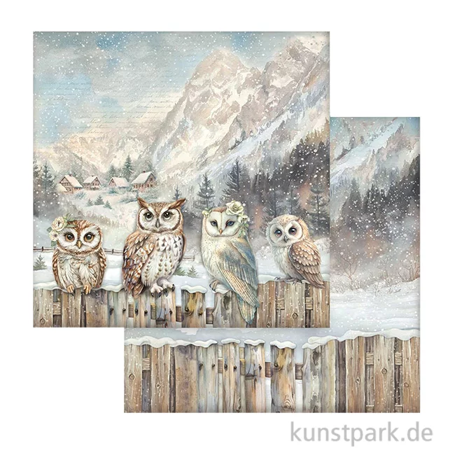 Artikelbild 1 des Artikels “Stamperia Scrappapier - The Owl's House Owls, 30,5 x 30,5 cm “