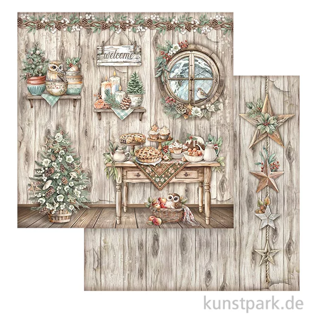 Artikelbild 1 des Artikels “Stamperia Scrappapier - The Owl's House Table, 30,5 x 30,5 cm “