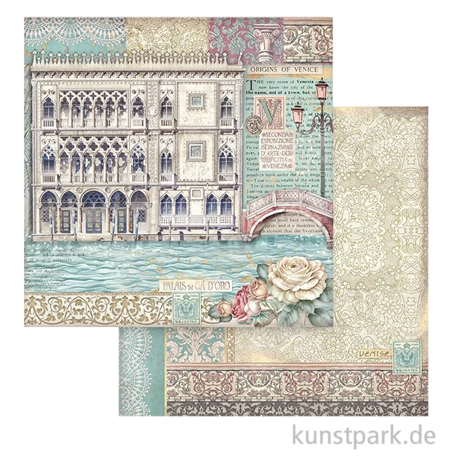 Artikelbild 1 des Artikels “Stamperia Scrappapier - Venice City of Art Palace Museum, 30,5 cm “