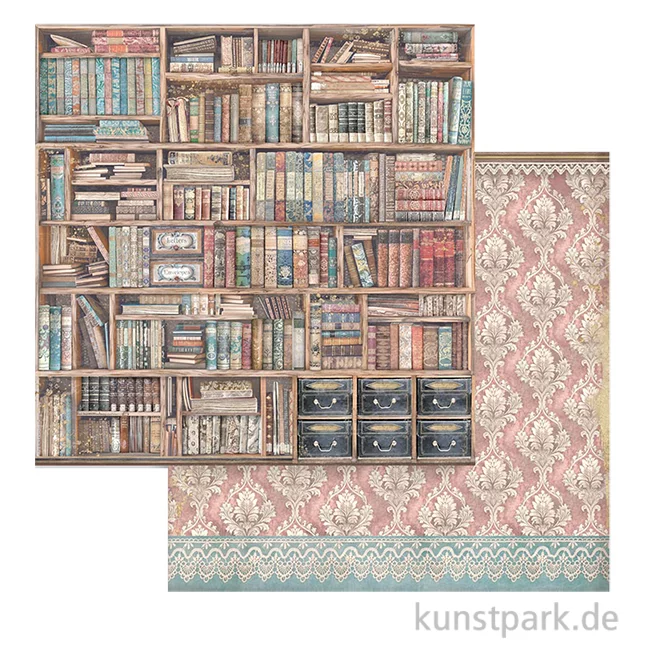 Artikelbild 1 des Artikels “Stamperia Scrappapier - Venice City of Art Vintage Books, 30,5 cm “