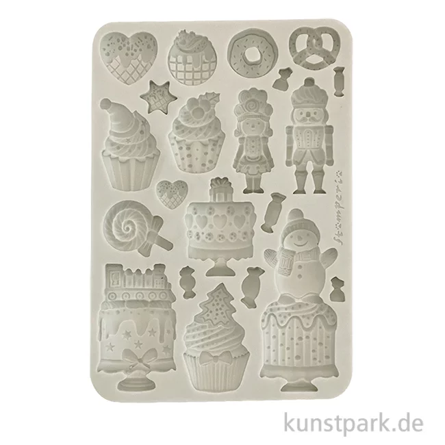 Artikelbild 1 des Artikels “Stamperia Silikon Gießform - Candy Christmas Cakes, A5 “