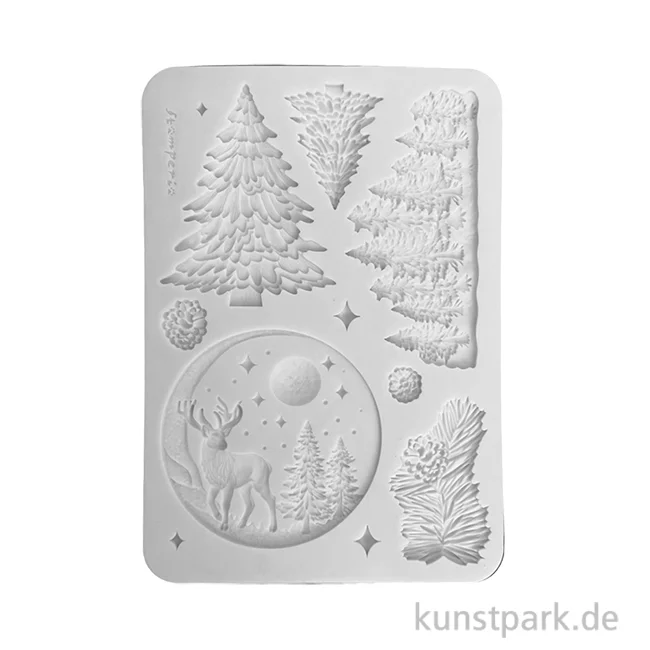 Artikelbild 1 des Artikels “Stamperia Silikon Gießform - Christmas Winter Landscape, A5 “