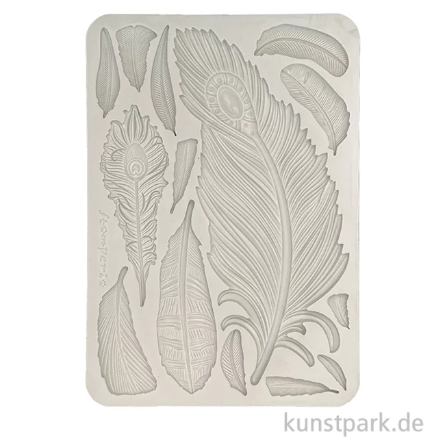 Artikelbild 1 des Artikels “Stamperia Silikon Gießform - Masquerade Feathers, A5 “