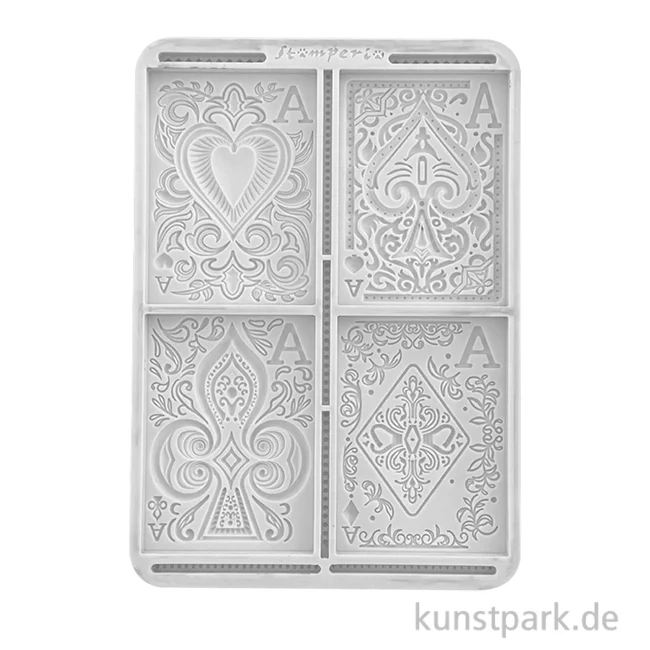 Artikelbild 1 des Artikels “Stamperia Silikon Gießform - Master of Magic Cards, A5 “