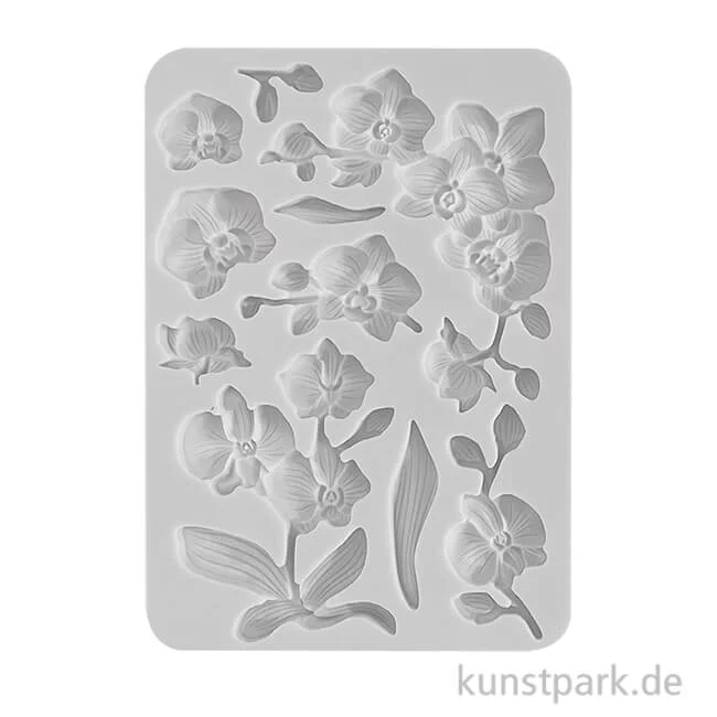 Artikelbild 1 des Artikels “Stamperia Silikon Gießform - Orchids and Cats - Orchids, A5 “