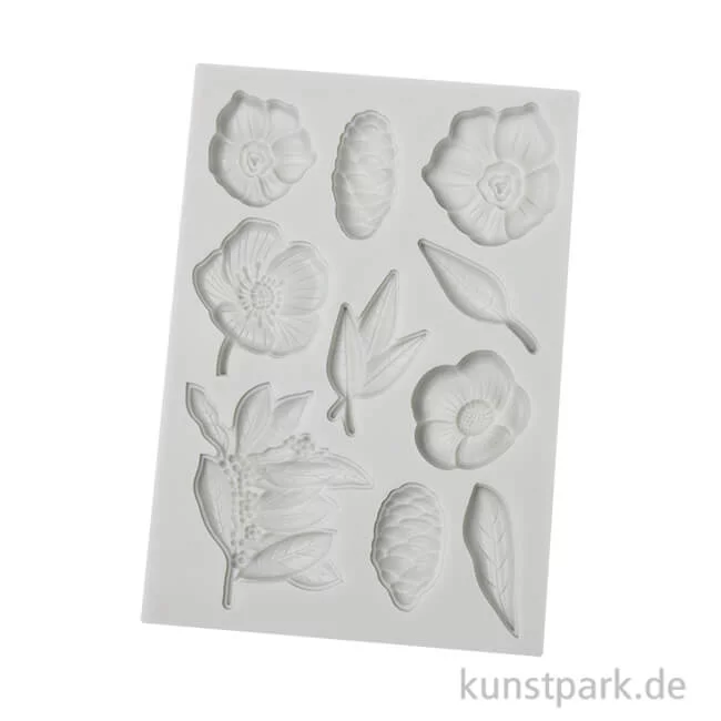 Artikelbild 1 des Artikels “Stamperia Silikon Gießform - Flowers, Pinecones, A6 “