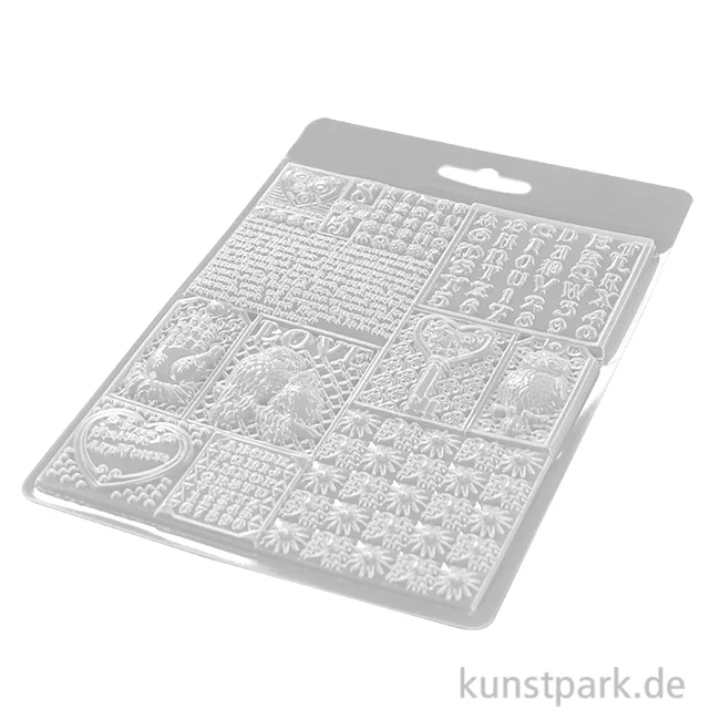 Artikelbild 1 des Artikels “Stamperia Soft Mould (Gießform) - Alchemy Patchwork, DIN A5 “