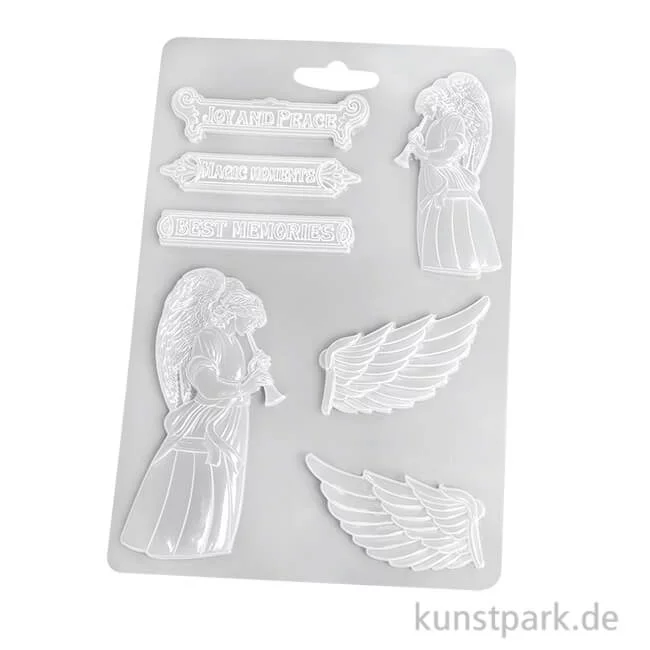 Artikelbild 1 des Artikels “Stamperia Soft Mould (Gießform) - Angel and Wings, A5 “