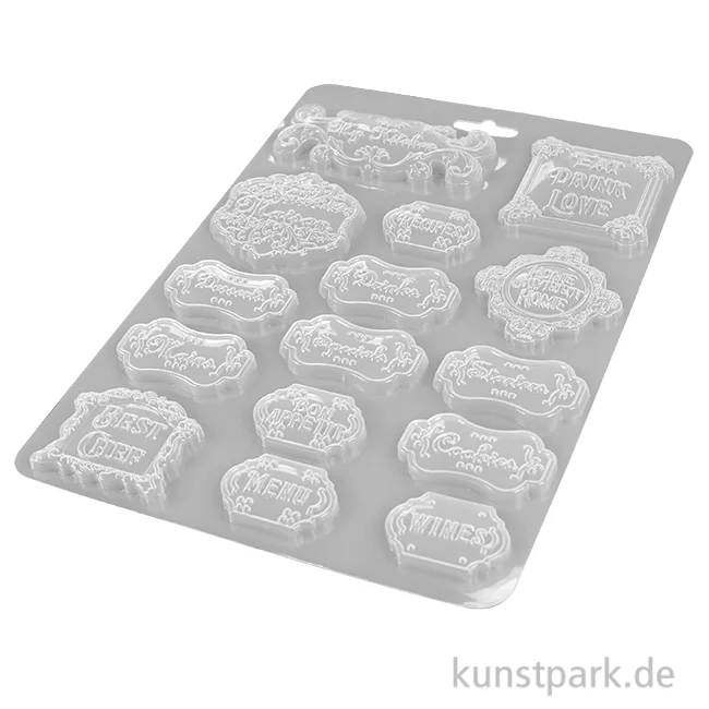 Artikelbild 1 des Artikels “Stamperia Soft Mould (Gießform) - Casa Granada Labels, DIN A4 “