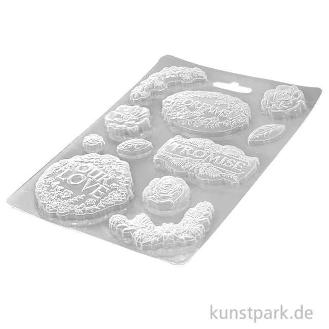 Artikelbild 1 des Artikels “Stamperia Soft Mould (Gießform) - Garden of Promises Dreams, DIN A5 “