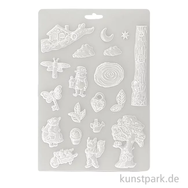Artikelbild 1 des Artikels “Stamperia Soft Mould (Gießform) - Hidden Grove, A4 “