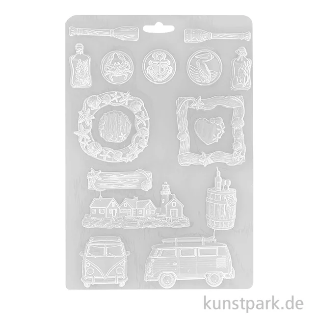 Artikelbild 1 des Artikels “Stamperia Soft Mould (Gießform) - Silent Sea, A4 “