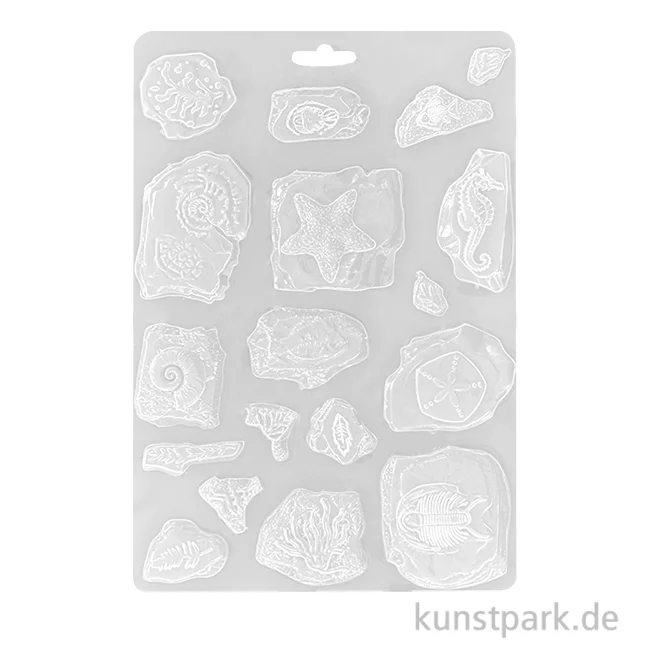 Artikelbild 1 des Artikels “Stamperia Soft Mould (Gießform) - Silent Sea Fossils, A5 “