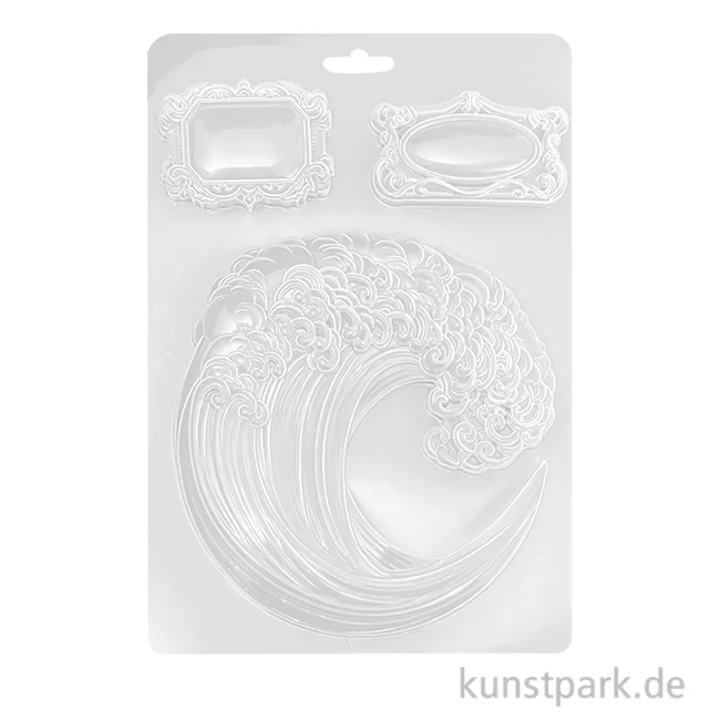 Artikelbild 1 des Artikels “Stamperia Soft Mould (Gießform) - Silent Sea Wave, A5 “