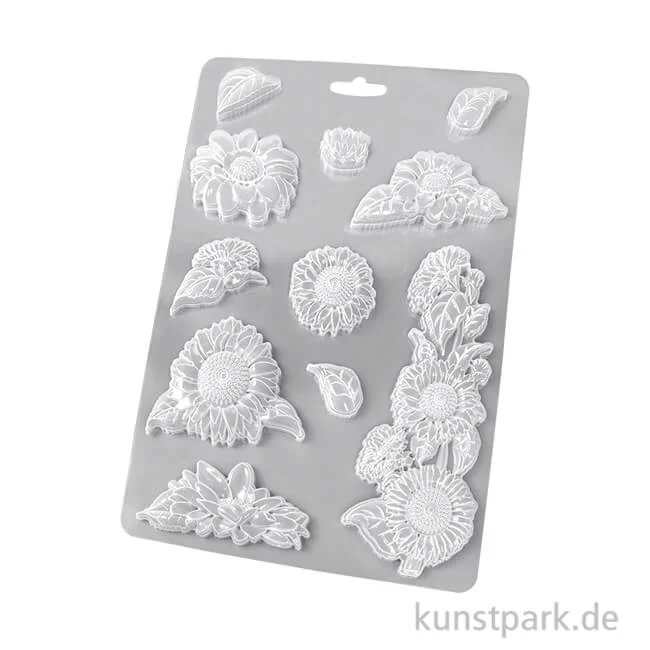 Artikelbild 1 des Artikels “Stamperia Soft Mould (Gießform) - Sunflower Art, A4 “