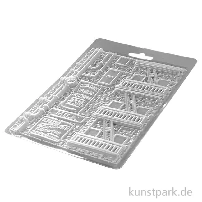 Artikelbild 1 des Artikels “Stamperia Soft Mould (Gießform) - Sir Vagabond New York Windows, A5 “