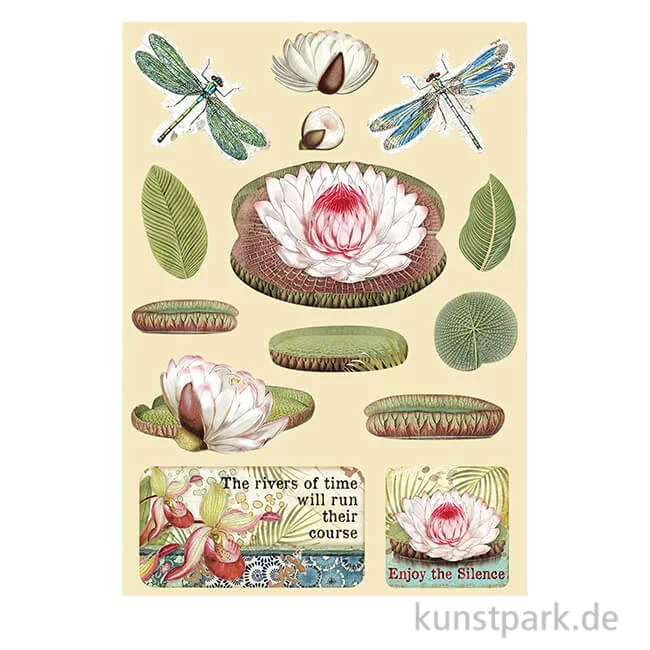 Artikelbild 1 des Artikels “Stamperia Wooden Shapes - Amazonia Water Lily, DIN A5 “