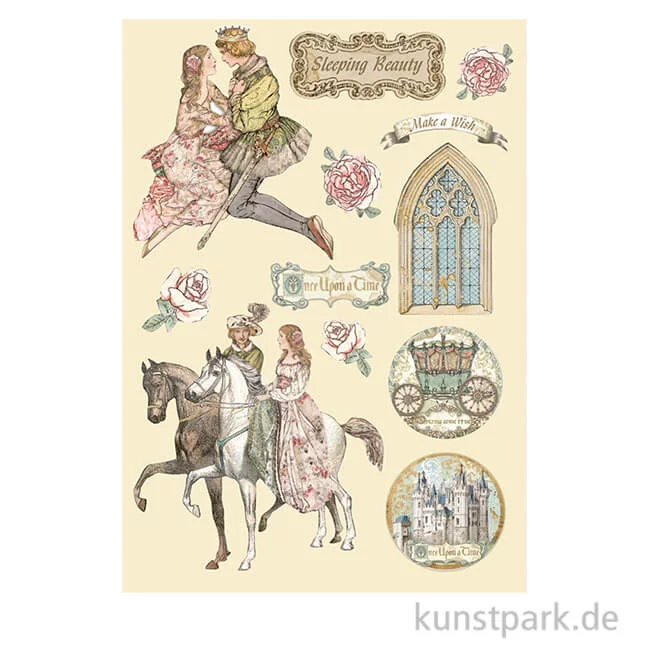 Artikelbild 1 des Artikels “Stamperia Wooden Shapes - Sleeping Beauty, DIN A5 “