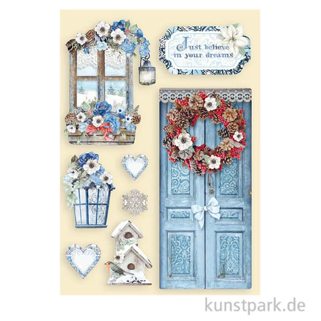 Artikelbild 1 des Artikels “Stamperia Wooden Shapes - Winter Tales Door and Window, DIN A5 “