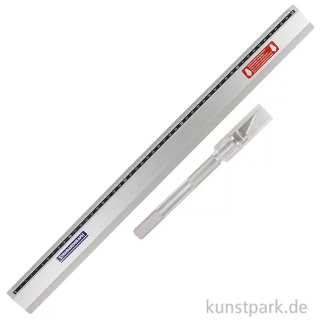 Artikelbild 1 des Artikels “Standardgraph 2-teiliges Schneide-Set mit Cutter und Lineal 50 cm“