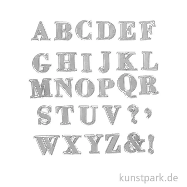 Artikelbild 1 des Artikels “Stanzform - Alphabet, Größe 12,5x12,8 cm “